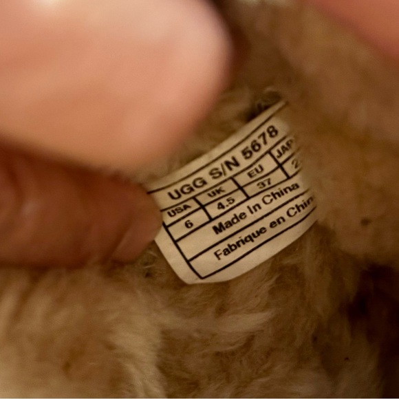 UGG Australia Boots Womens 6 Kensington Mid Shearling Winter Boot 5678 Brown - Picture 8 of 9